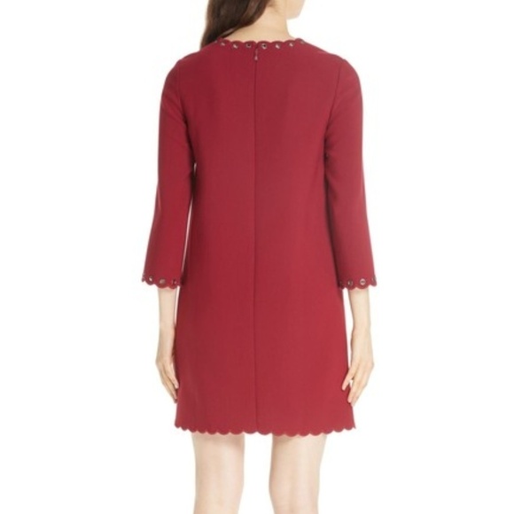 New Kate Spade grommet trim shift dress size 10 - Picture 2 of 8